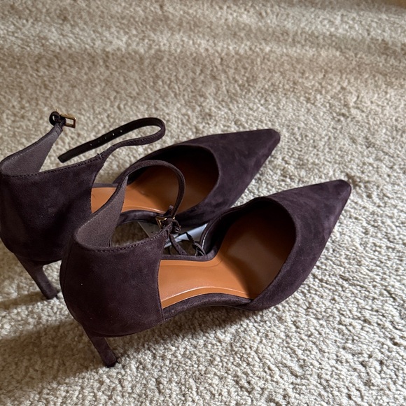 Zara Women's Brown Suede Heels. Size 40. NWT, no box - Picture 7 of 9